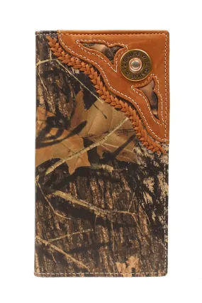 Nocona Mossy Oak with Shotgun Shell Rodeo Wallet