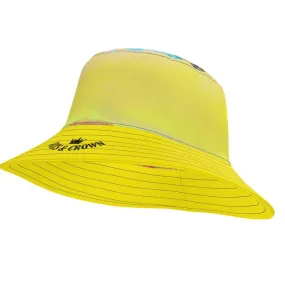 #300 JAXS N CROWN designer Bucket Hat beach pattern