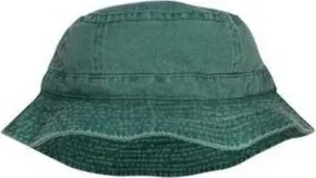 Adams ACVA101 Vacationer Pigment Dyed Bucket Hat - Forest Green