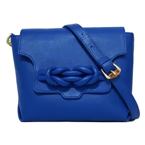 Amara Knot Satchel - Indigo Blue