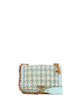 Aqua Blue Abey Crossbody Bag