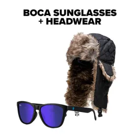 Boca Sunglasses   Headwear | FREE Strap & Bag