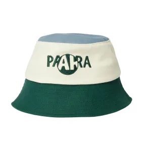 By Parra Looking Glass Logo Bucket Hat 'Pine Green'