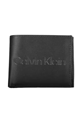 Calvin Klein Elegant Black Polyethylene Wallet with RFID Blocker