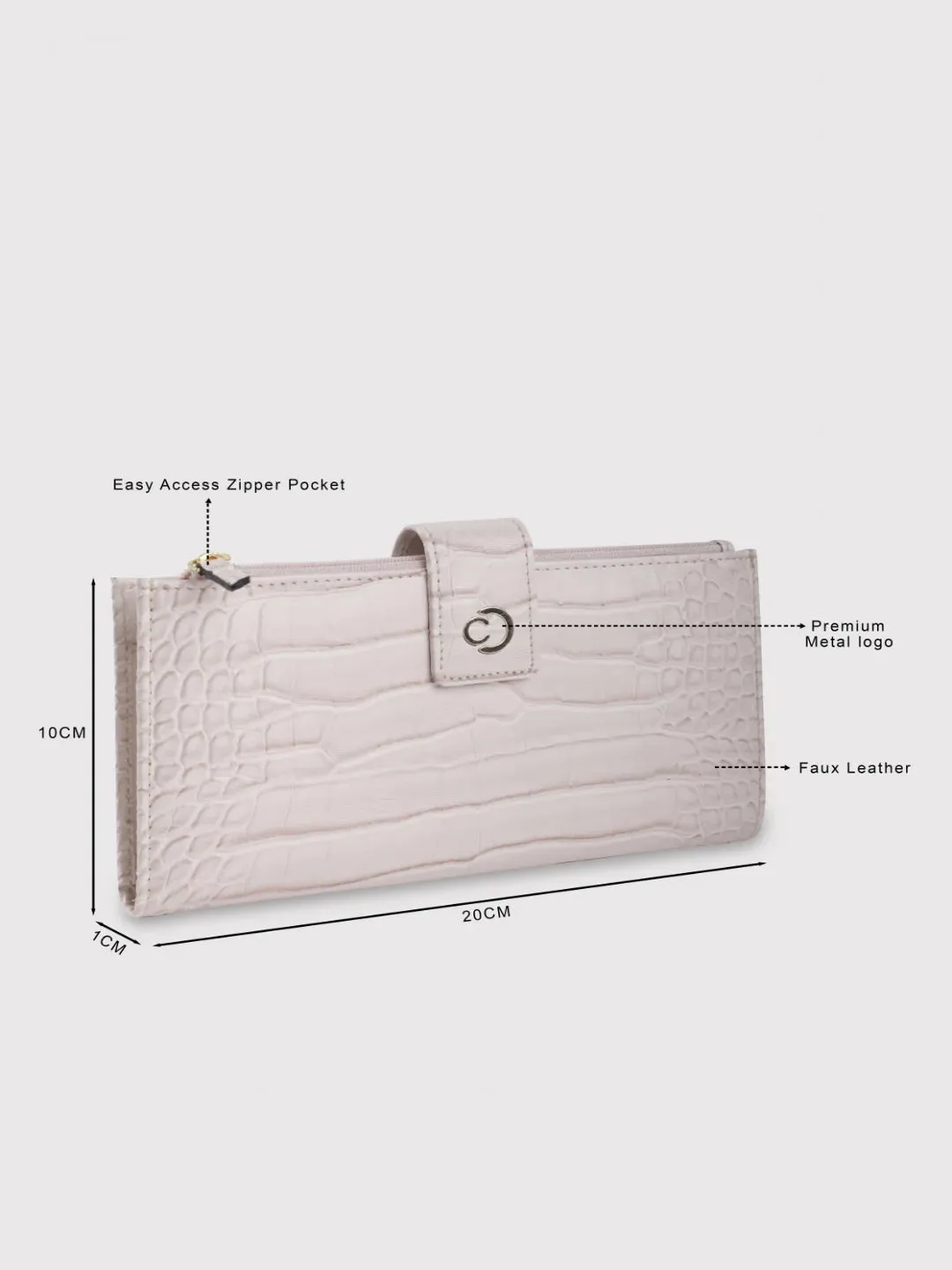 Caprese Luna Bifold Wallet Medium Cream