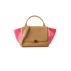 Celine Trapeze Medium Green Pink