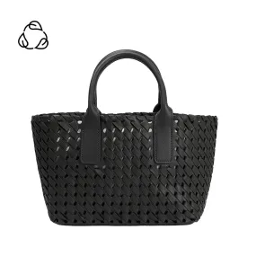 Chloe Black Small Recycled Vegan Top Handle Bag - FINAL SALE