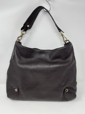 Cole Haan Brown Pebbled Leather Shoulder Bag