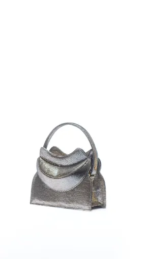 Dada Pedon Luna Silver Sand Sparkle micro tote bag