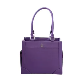 Everly Tote 2.0 (Coffee Leather) — Amethyst