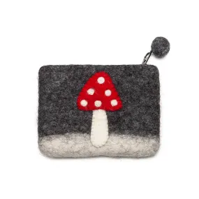 Gringo Felt Fair-Trade Toadstool Purse