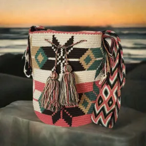 Julieta Large Handmade Crochet Wayuu Mochila Bag