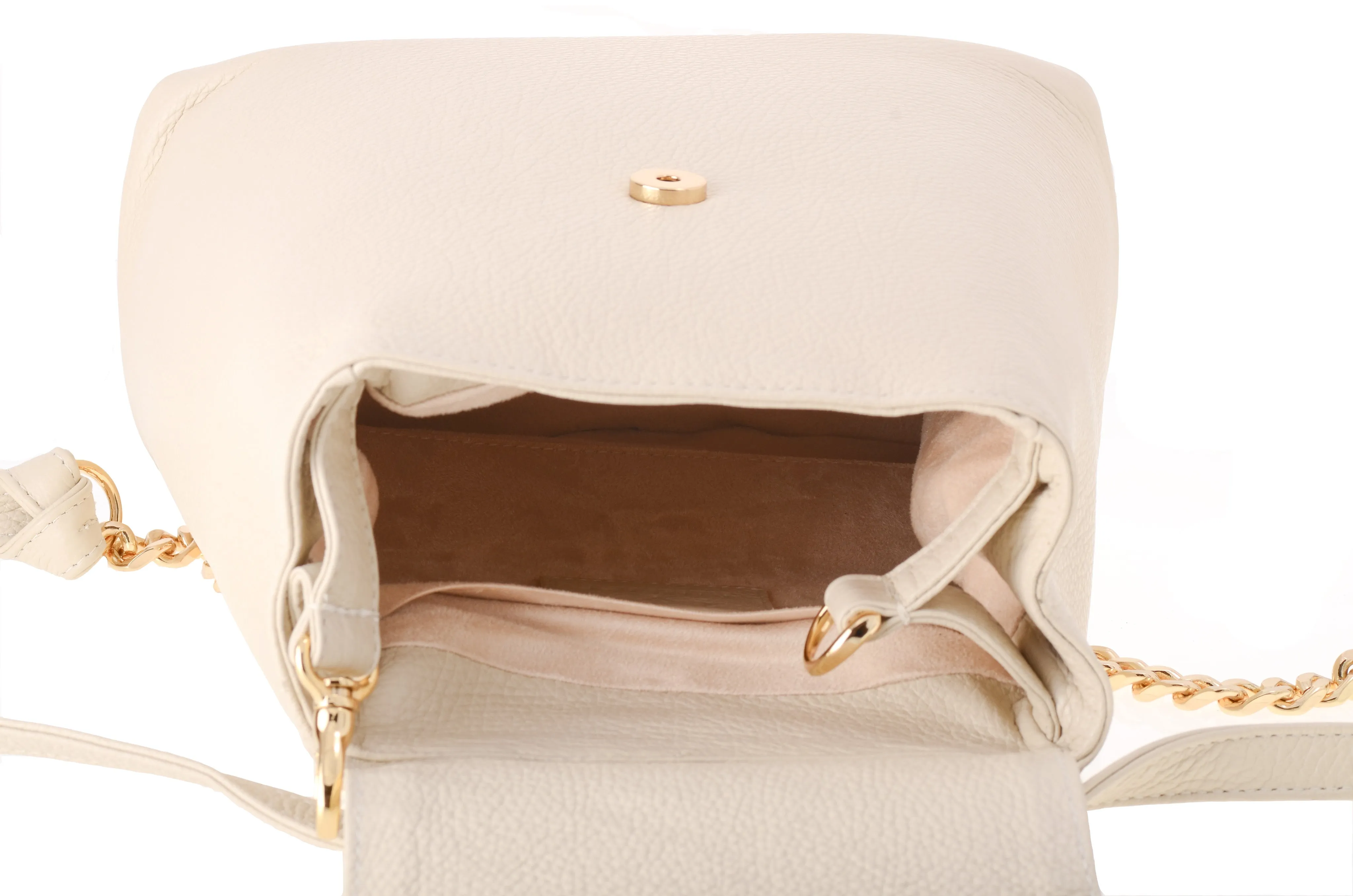 KYLA JOY - Audrey Convertible Leather Backpack