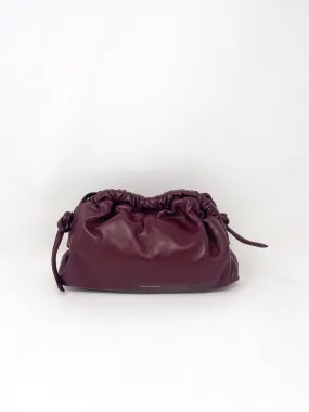 Mini Cloud Clutch in Pomegranate