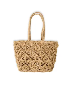 Moroccan macramé bag