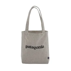 Patagonia Recycled Market Tote - Farrier Stripe Forge Grey