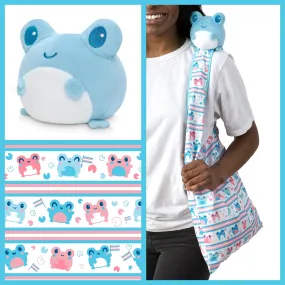 Plushiverse Trans Pride Frog Plushie Tote Bag