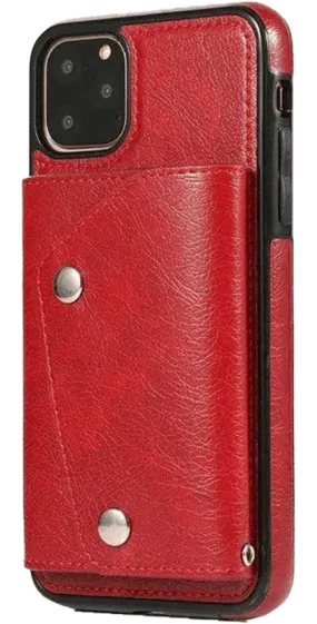 Red Vegan Leather | Wallet Case