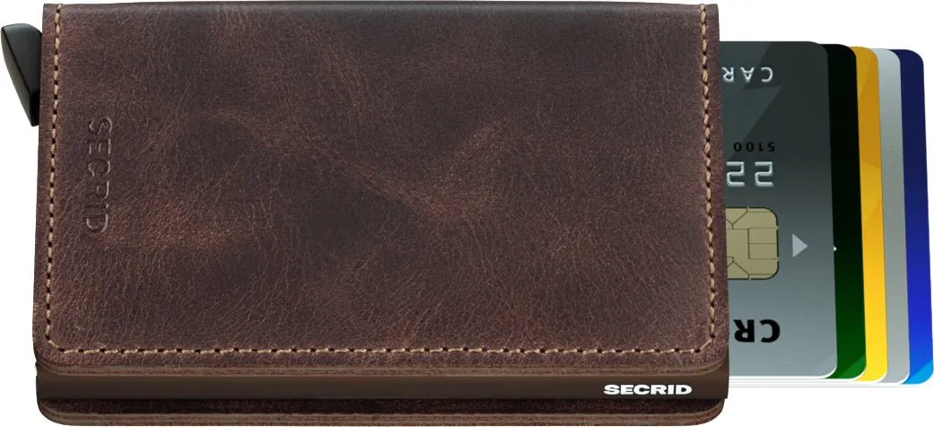 Secrid Slim Wallet Vintage Chocolate