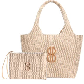 Sutton City Tote - Buckthorn Diamond Monogram - Large