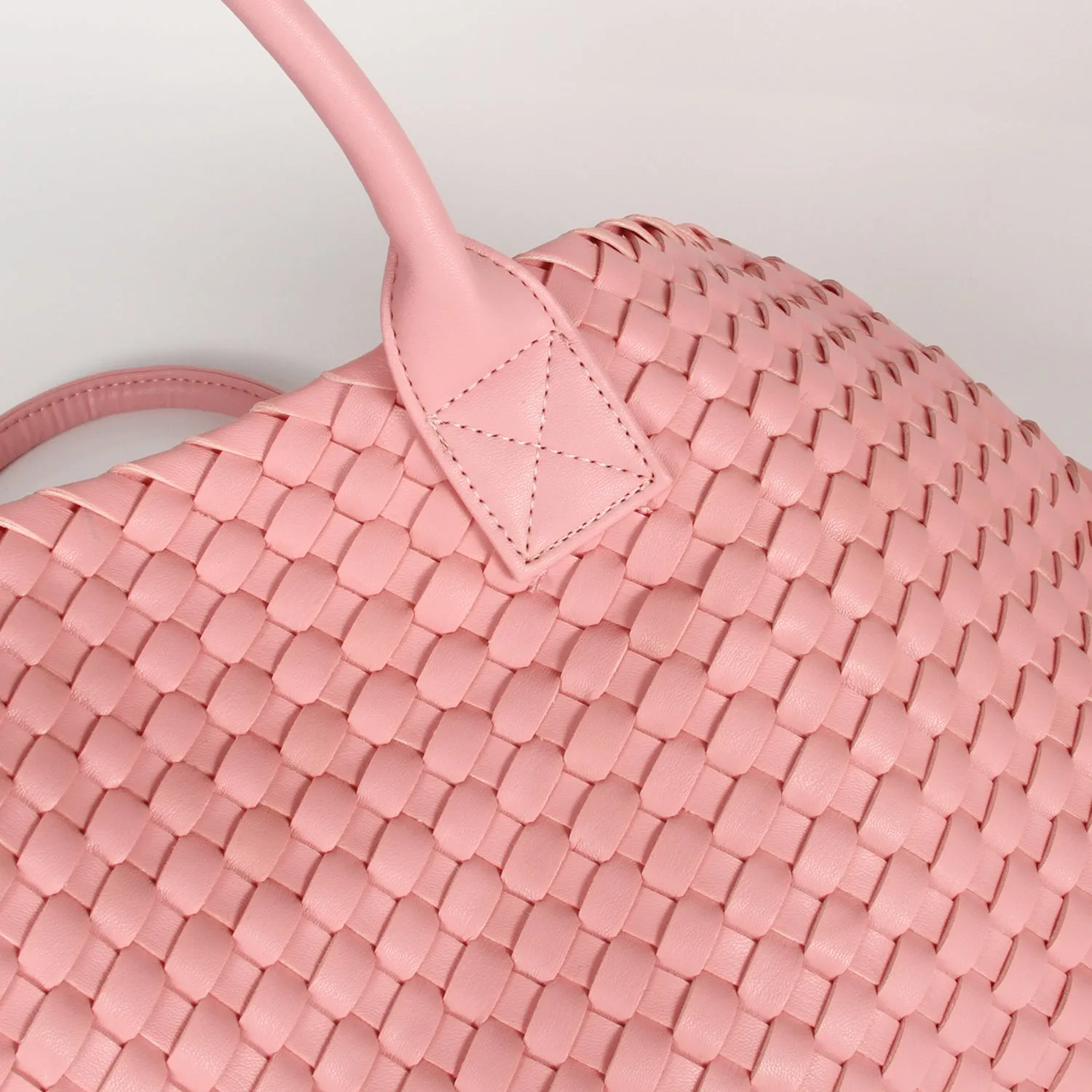 The Weavey Tote - Pale Pink