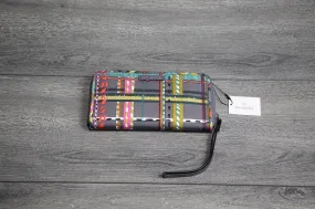 Vera Bradley Brown Midtown Rfid Wristlet Wallet